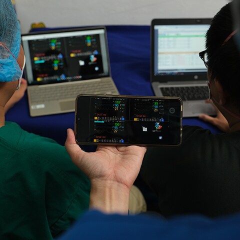 field hospital improves care