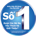 Nhãn hiệu số 1 được các mẹ khuyên dùng