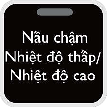 Nấu chậm với nhiệt độ thấp/cao