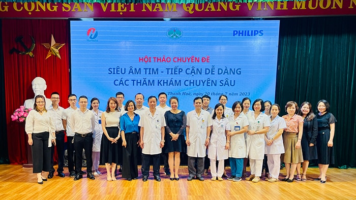 Philips tổ chức đào tạo siêu âm tim tại bệnh viện đa khoa Thanh Hóa